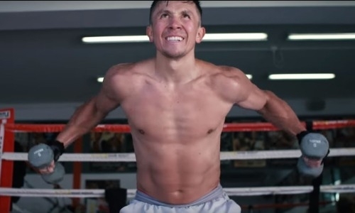 Наставник Головкина показал свежее фото с его тренировки перед титульным боем