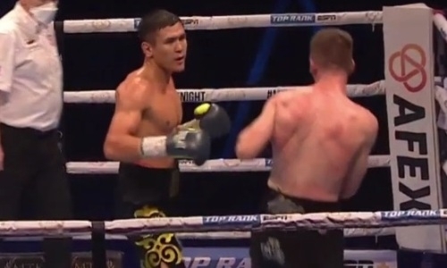 Видео полного боя казахстанца Турсынбая Кулахмета за титул WBC