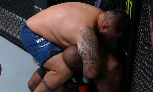 Турнир UFC Fight Night 182 начался с зарубы тяжеловесов