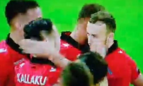 Видео гола Чикалеши матча Лиги наций Албания — Казахстан