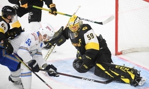 Невероятный сейв Подъяпольского в матче с «Барысом» попал в ТОП-10 спасений КХЛ