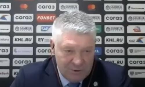 Видео послематчевой пресс-конференции игры КХЛ «Барыс» — «Динамо» Рига 3:0