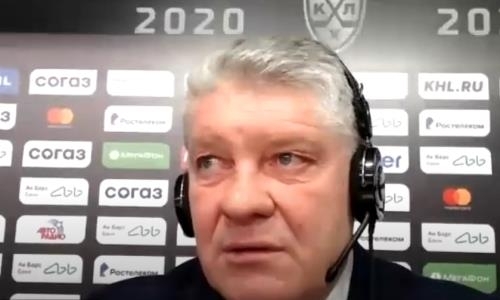 Видео послематчевой пресс-конференции игры КХЛ «Нефтехимик» — «Барыс» 1:2
