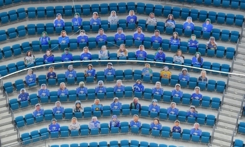 Фоторепортаж с матча КХЛ «Барыс» — «Спартак» 2:1