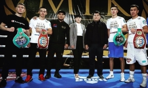 Объявлена дата финалов турнира между казахстанскими боксерами за титулы WBO и WBC