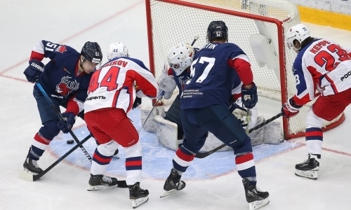 Клуб КХЛ уступил ЦСКА и прервал победную серию перед матчем с «Барысом». Видео