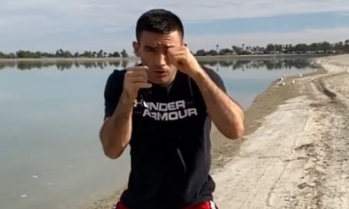 Казахстанский нокаутер с 12 победами продемонстрировал видео боя с тенью