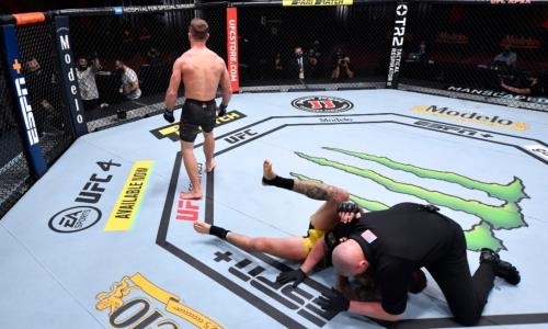 Видео полного боя, или Как первый уроженец Казахстана в UFC сотворил крутой нокаут перед поединком Фергюсона