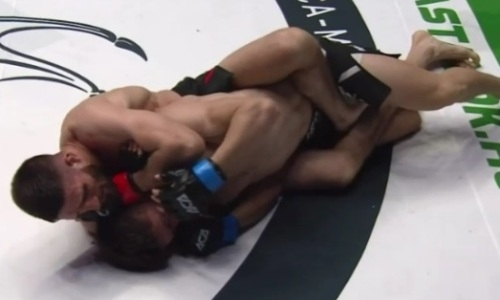 Видео удушающего приема, или Как казахстанский файтер проиграл россиянину в Москве
