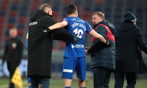 Наставник ЦСКА высказался о потере Зайнутдинова на матч с бывшим клубом казахстанца