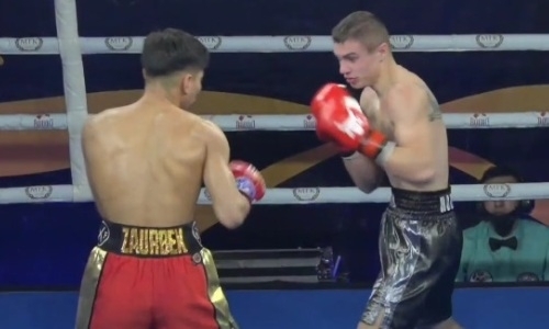Видео боя с нокдауном, или Как казахстанец Султан Заурбек одержал десятую победу в профи
