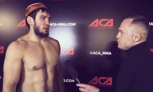 Вырубивший в первом раунде британца Егембердиев рассказал о новой версии себя. Видео