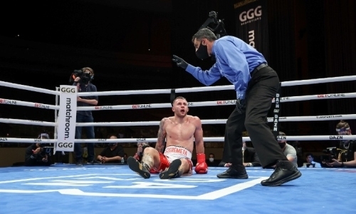 Шеремета получил дисквалификацию после досрочного поражения от Головкина