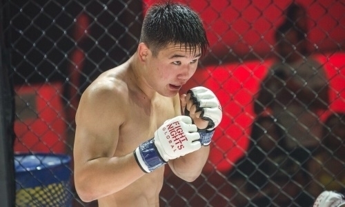 Прямая трансляция турнира AMC Fight Nights Global 99 с боем казахстанца Муратбека Касымбая