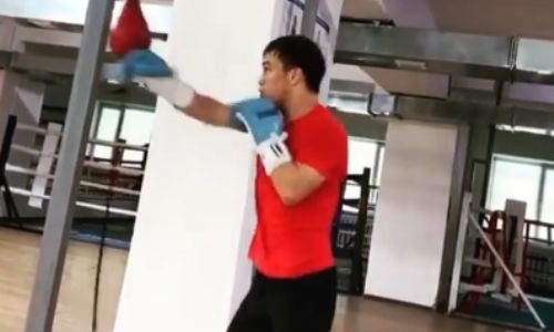Батыр Джукембаев показал видео с очередной тренировки