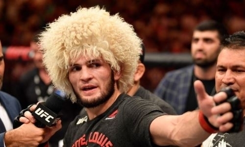 Хабиб Нурмагомедов показал фото с соперником казахстанца по дебютному бою в UFC