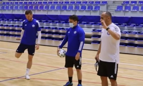 КФФ показала видео с тренировки сборной Казахстана в Нур-Султане