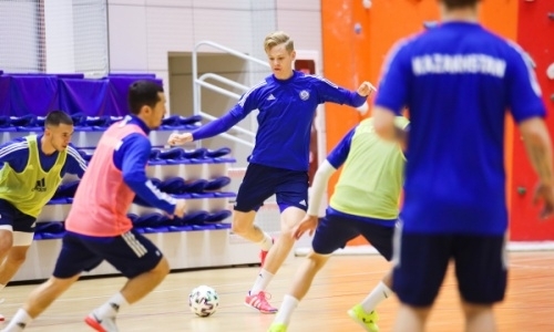 КФФ представила фоторепортаж с тренировки сборной Казахстана перед матчем с Венгрией