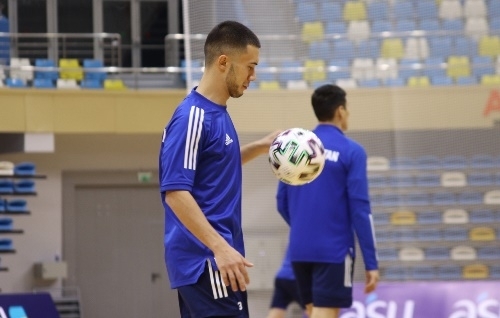 КФФ представила фоторепортаж с тренировки сборной Казахстана перед матчем с Венгрией