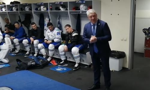 «Здорово, мужики». «Барыс» показал видео из раздевалки после победы над «Торпедо»