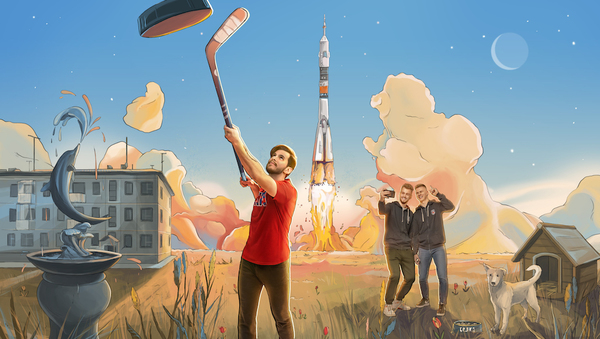 «Даррен, ты просто космос!». Капитан «Барыса» отметился в необычном календаре КХЛ. Фото