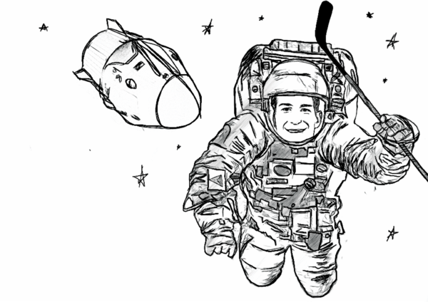 «Даррен, ты просто космос!». Капитан «Барыса» отметился в необычном календаре КХЛ. Фото