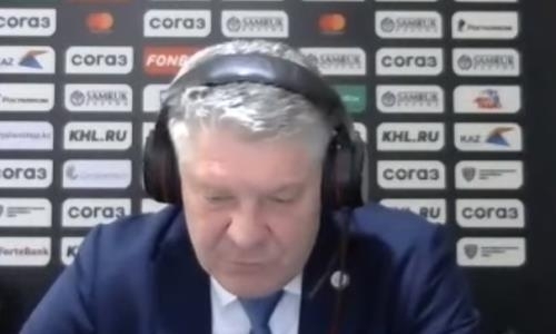 Видео послематчевой пресс-конференции игры КХЛ «Барыс» — «Металлург» 3:2 ОТ