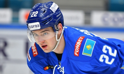 Казахстанский форвард оформил дубль за «Барыс» в матче с «Ак Барсом». Видео