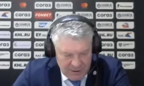 Видео послематчевой пресс-конференции игры КХЛ «Барыс» — «Салават Юлаев» 3:6