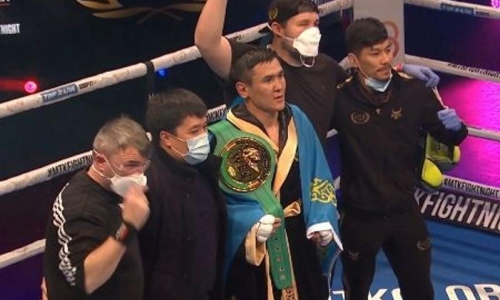Казахстанский обладатель пояса WBC признан лучшим иностранным боксером года
