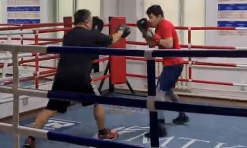 Непобежденный казахстанский боксер готовится к следующему бою в профи. Видео