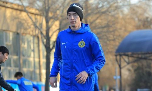 Казахстанский футболист провел первую тренировку с зарубежным клубом в 2021 году