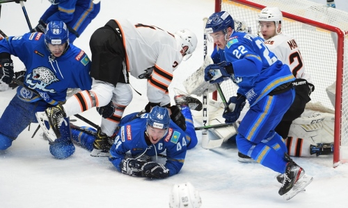 «Мужицкий дождь». «Барыс» показал угарное видео с победного матча КХЛ