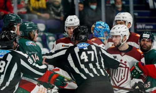 Громкая сенсация произошла в матче лидера конференции «Барыса» в КХЛ