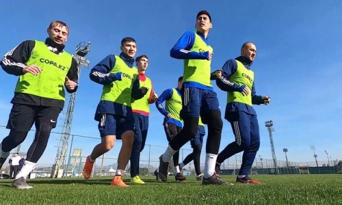 «Акжайык» представил видео первой тренировки на УТС в Турции