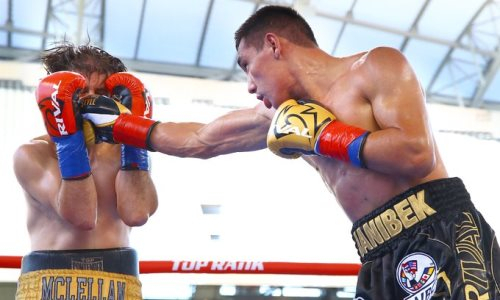 «А потом домой». Жанибек Алимханулы вспомнил свою яркую победу нокаутом. Видео