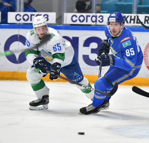 Фоторепортаж с матча КХЛ «Барыс» — «Салават Юлаев» 3:6