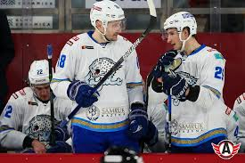 Фоторепортаж с матча КХЛ «Автомобилист» — «Барыс» 2:3