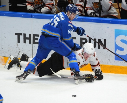 Фоторепортаж с матча КХЛ «Барыс» — «Амур» 3:2