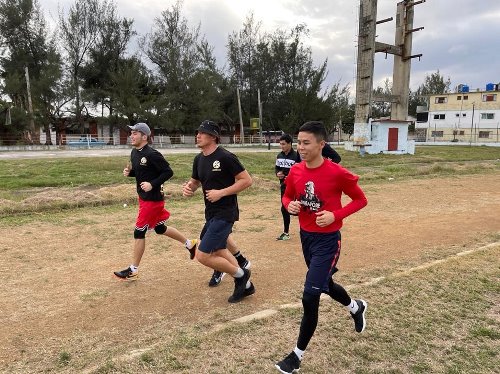 Сборная Казахстана представила фоторепортаж с УТС на Кубе