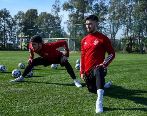 «Актобе» представил фоторепортаж с тренировки на УТС в Турции