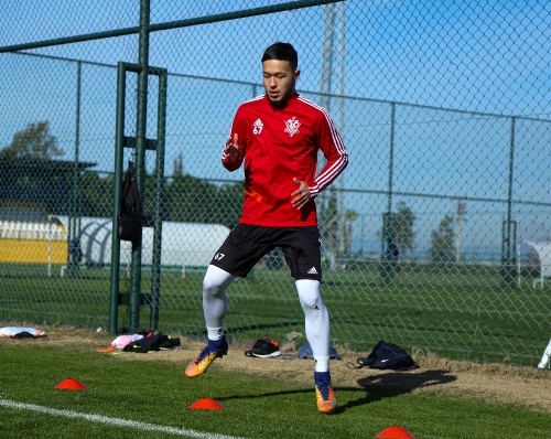 «Актобе» представил фоторепортаж с тренировки на УТС в Турции