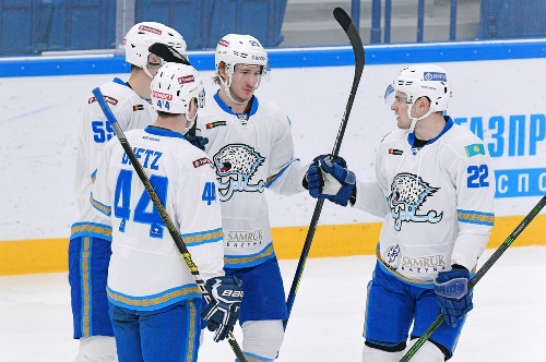 Фоторепортаж с матча КХЛ «Витязь» — «Барыс» 4:5 ОТ