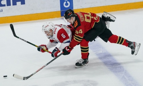 Принципиальный соперник «Барыса» прервал победную серию команды Скабелки в КХЛ. Видео