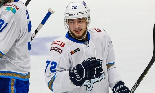 Молодой казахстанский форвард «Барыса» забил второй гол в сезоне