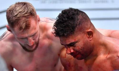 Александр Волков обратился к Алистару Овериму после победы нокаутом на турнире UFC