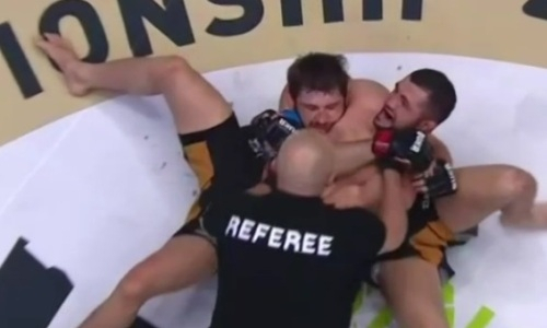 Главный бой за титул чемпиона EFC закончился досрочной победой «Терминатора». Видео