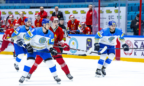 Матч с Казахстаном на «Kazakhstan Hockey Open» оказался дебютным сразу для семи хоккеистов сборной Беларуси
