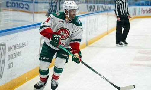 Нападающий сборной Казахстана не примет участие в матче «Ак Барса» против рижского «Динамо»