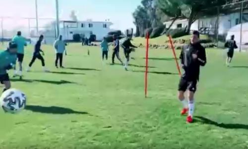 «Атырау» представил видео тренировки с УТС в Турции